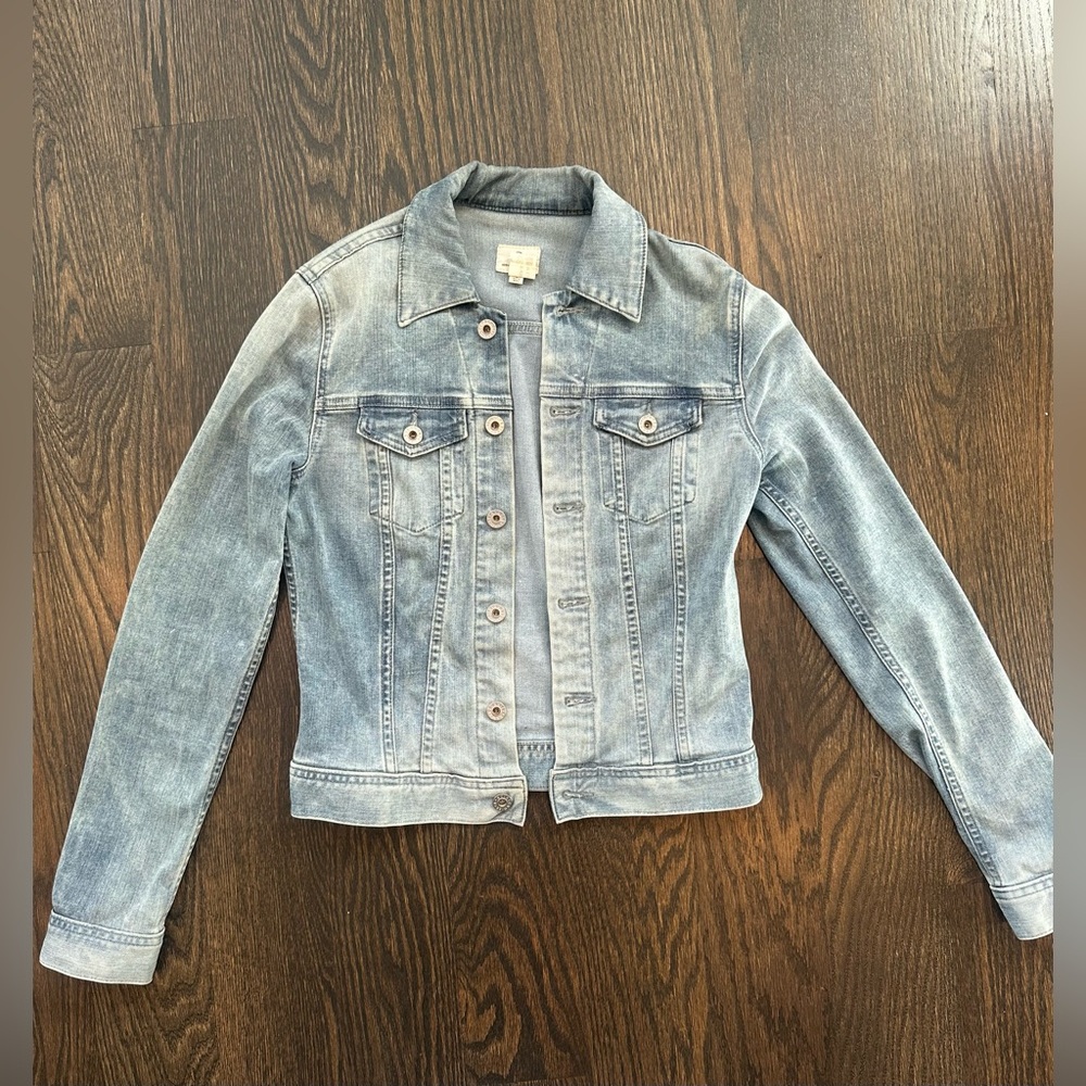 AG Adriano Goldschmied Light Wash Denim Jacket